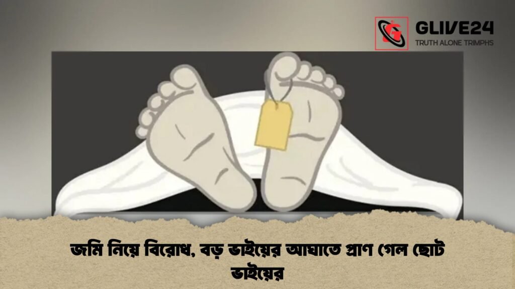 জমি নিয়ে বিরোধ, বড় ভাইয়ের আঘাতে প্রাণ গেল ছোট ভাইয়ের