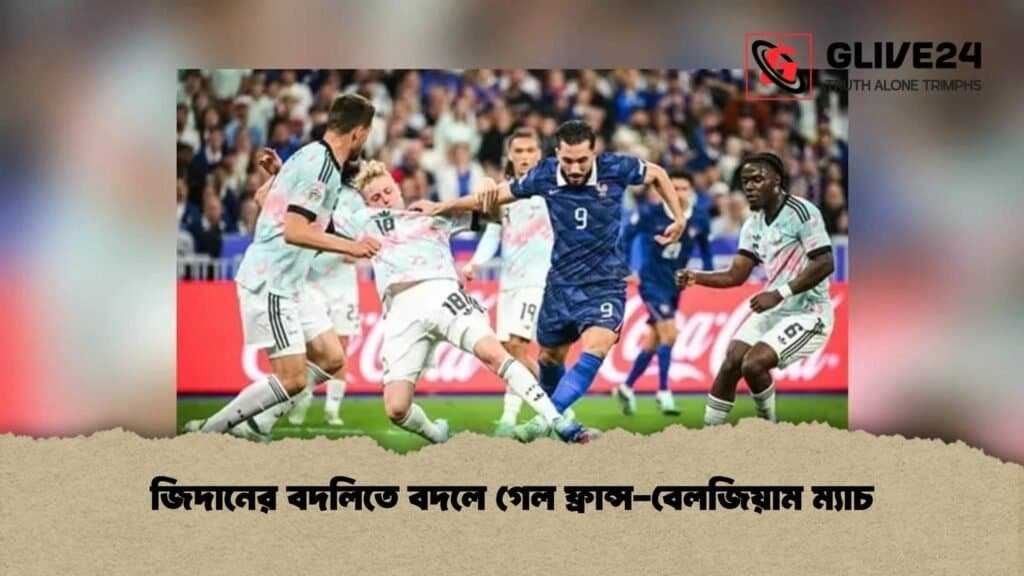জিদানের বদলিতে বদলে গেল ফ্রান্স-বেলজিয়াম ম্যাচ