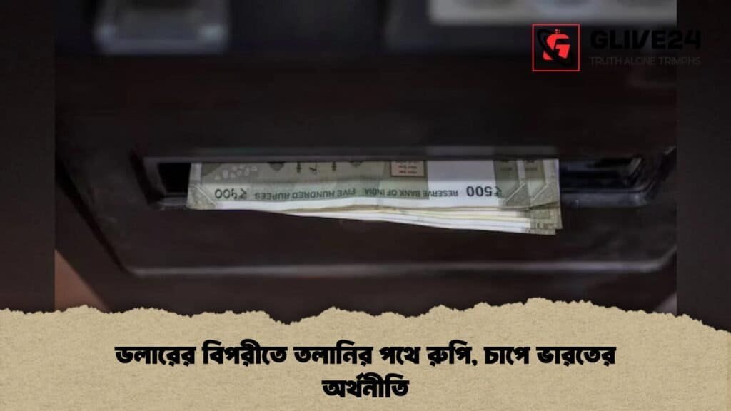 ডলারের বিপরীতে তলানির পথে রুপি, চাপে ভারতের অর্থনীতি