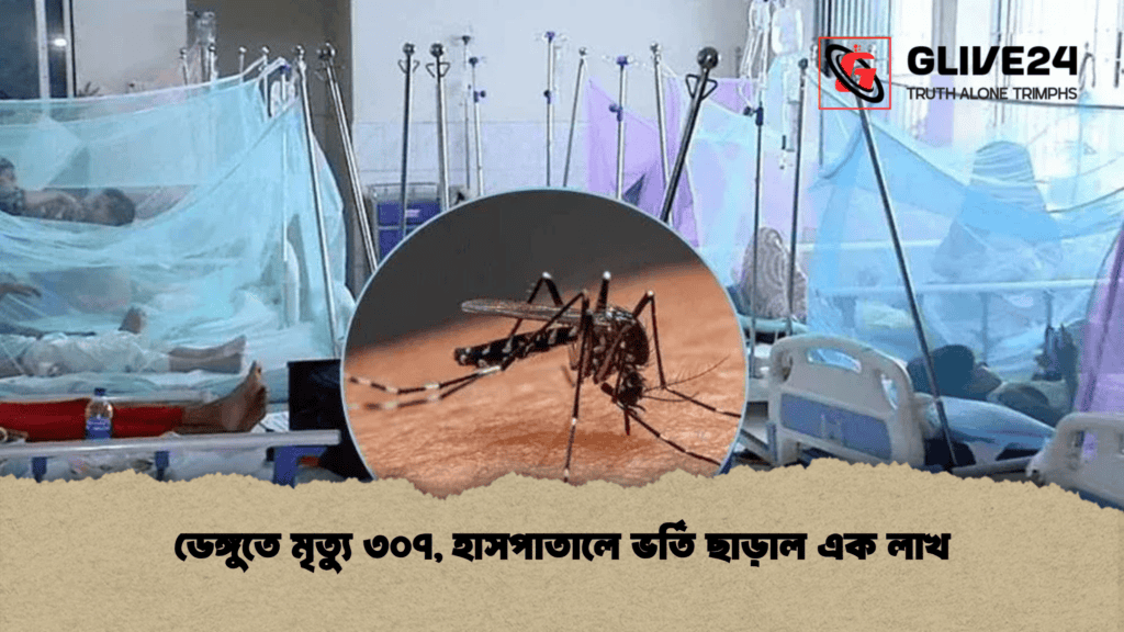 ডেঙ্গুতে মৃত্যু ৩০৭, হাসপাতালে ভর্তি ছাড়াল এক লাখ