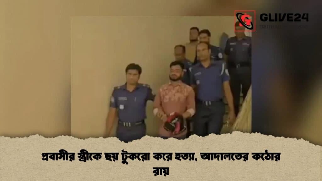 প্রবাসীর স্ত্রীকে ছয় টুকরো করে হত্যা, আদালতের কঠোর রায়