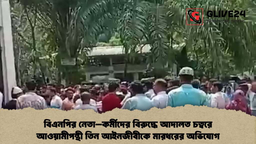 বিএনপির নেতা–কর্মীদের বিরুদ্ধে আদালত চত্বরে আওয়ামীপন্থী তিন আইনজীবীকে মারধরের অভিযোগ