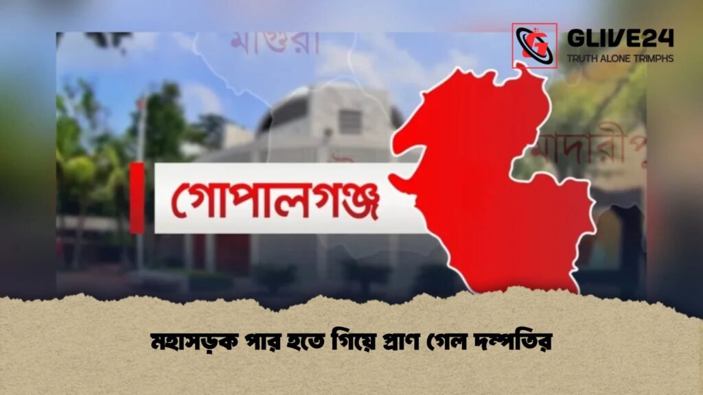 মহাসড়ক পার হতে গিয়ে প্রাণ গেল দম্পতির